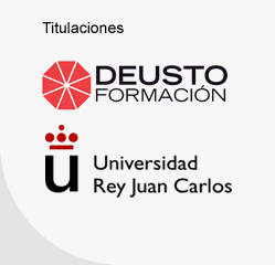 Titulaciones: Deusto formación y Universidad Rey Juan Carlos
