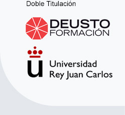 Titulaciones: Deusto formación y Universidad Rey Juan Carlos