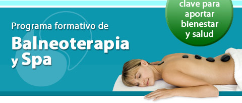 Programa formativo de Balneoterapia y Spa